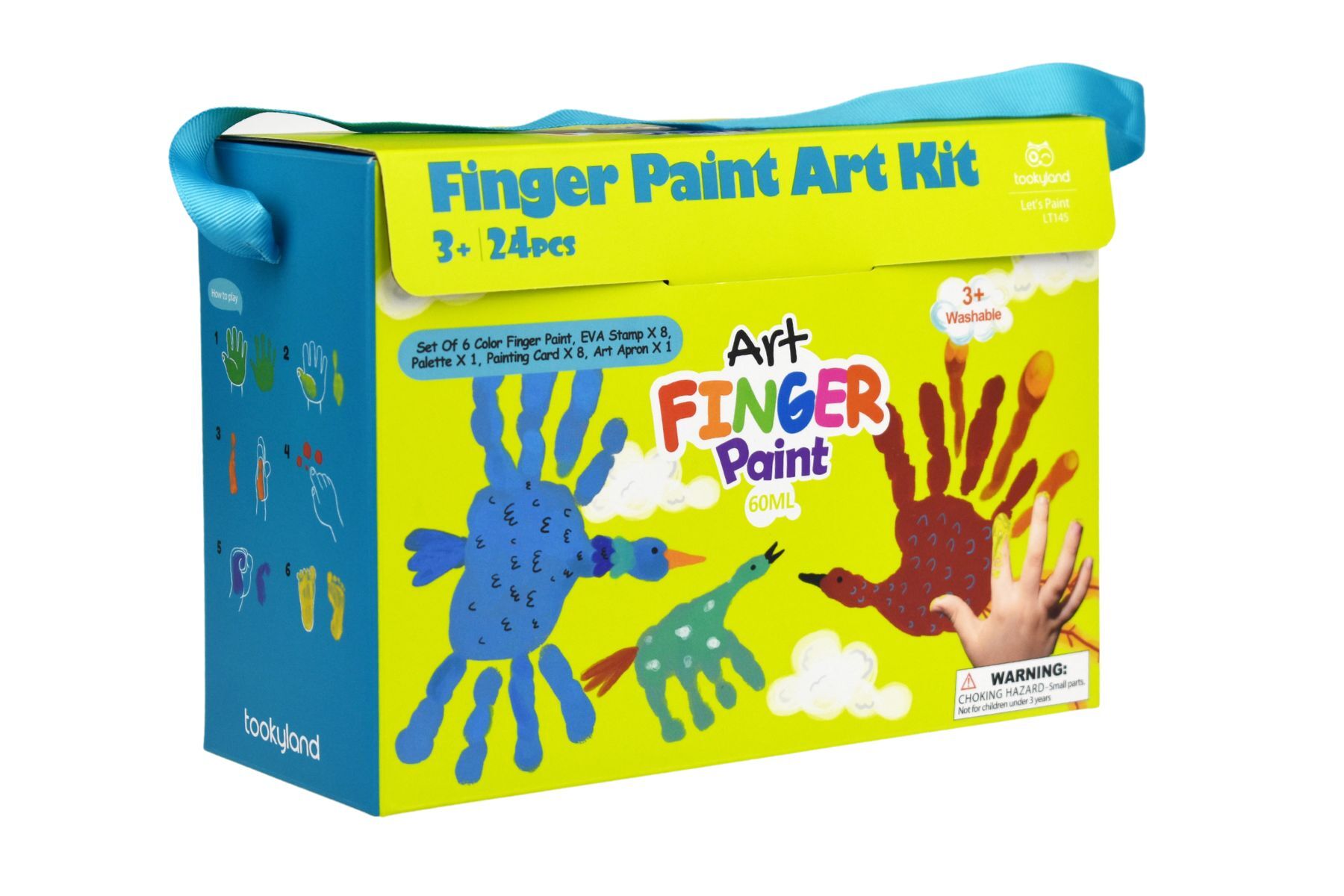 Finger Paint 6 color Age 3+