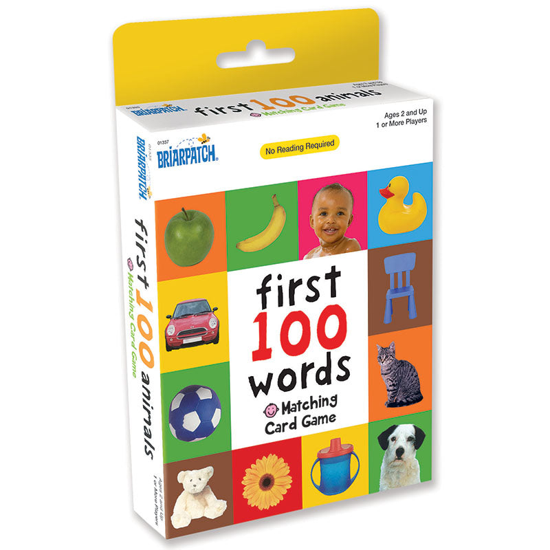 First 100 Matching Card Game | Words