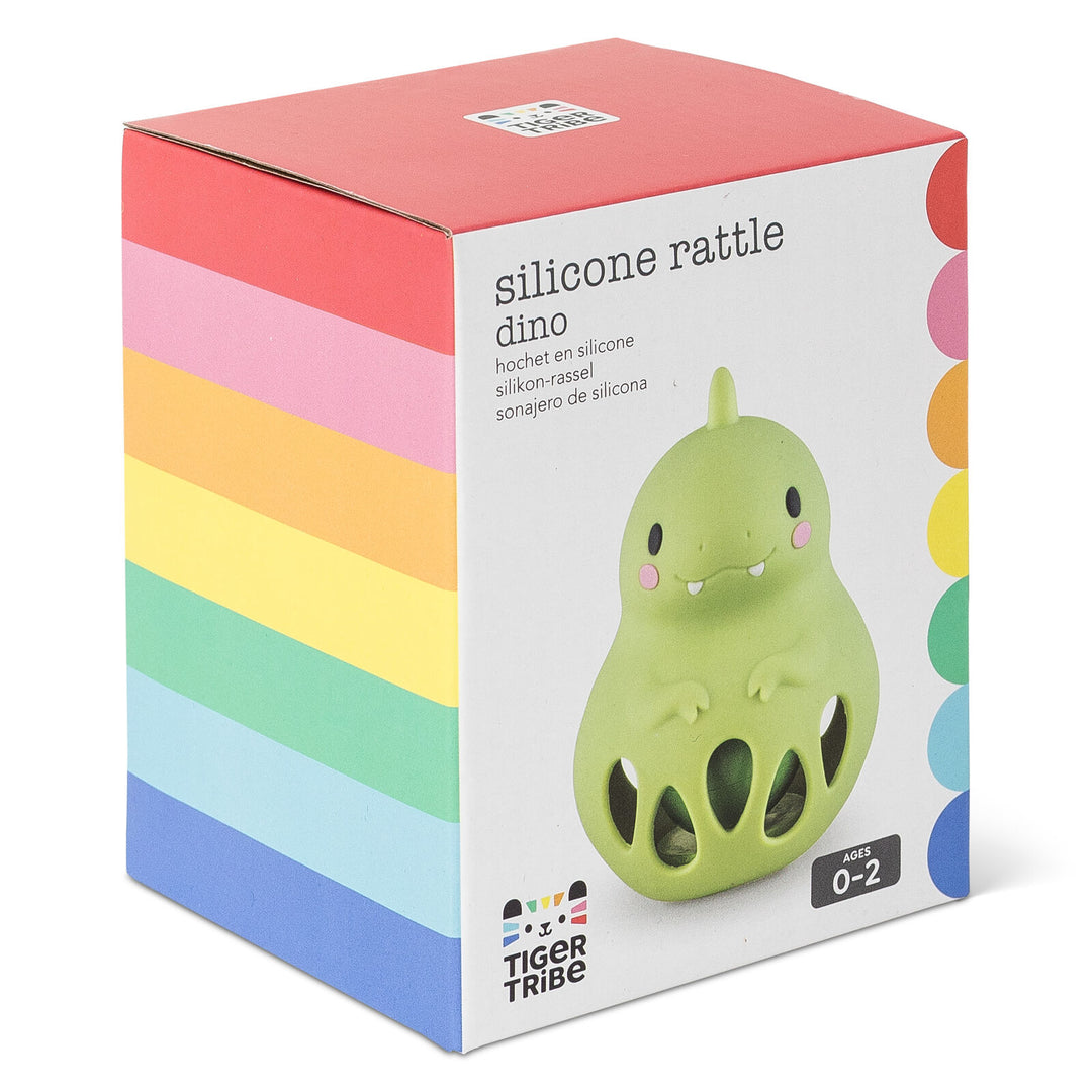 Silicone Rattle - Dino