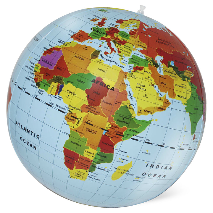 World Globe - Countries & Cities - 50cm