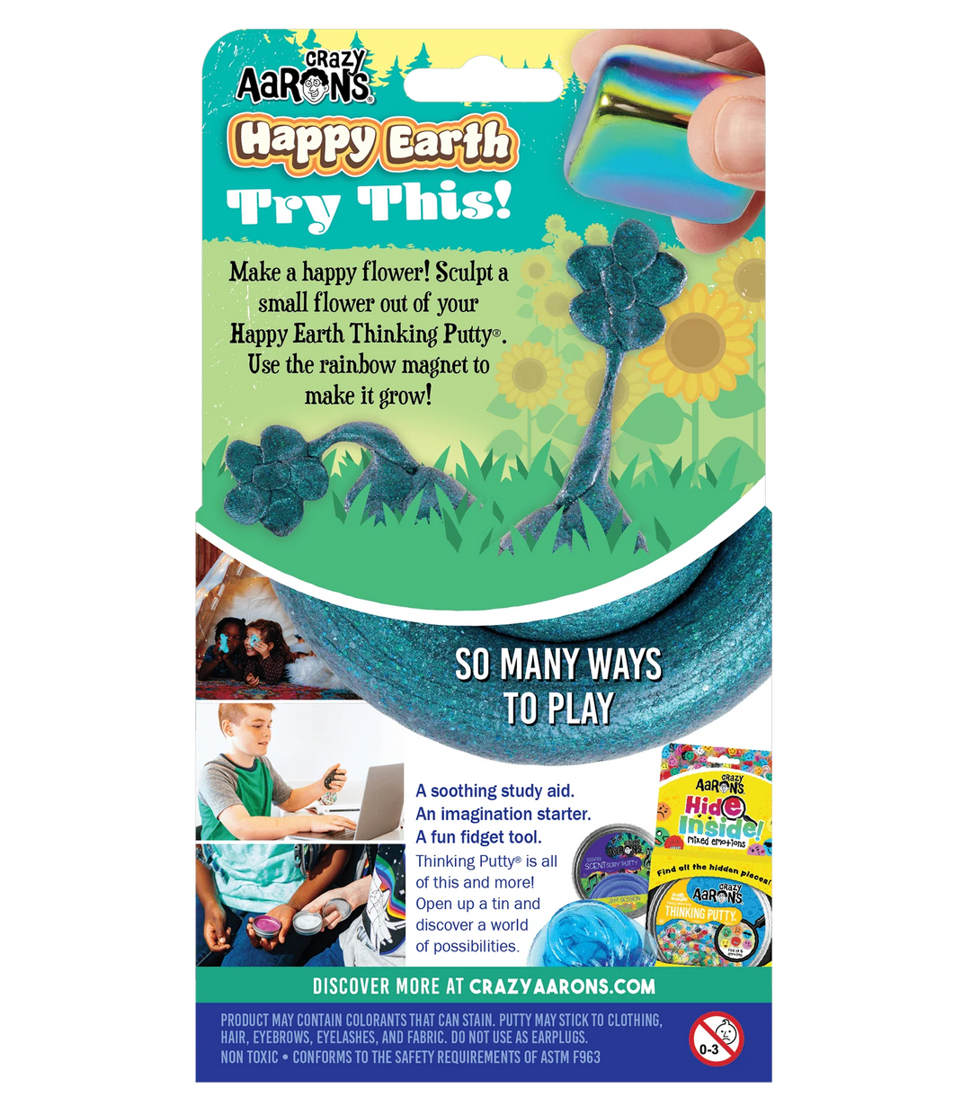 Thinking Putty - Large | Happy Earth Magnetic Storm