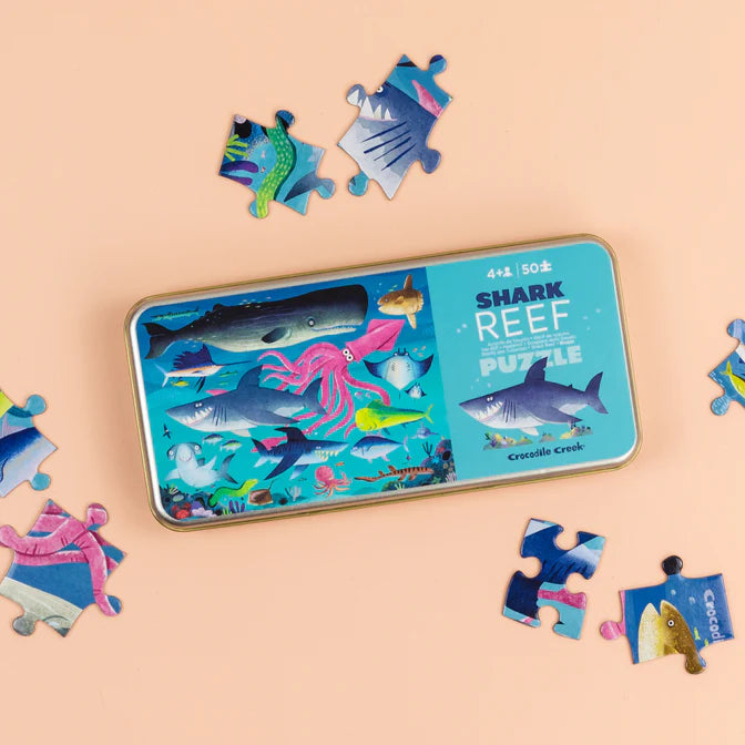 50-Piece Tin Puzzle - Shark Reef