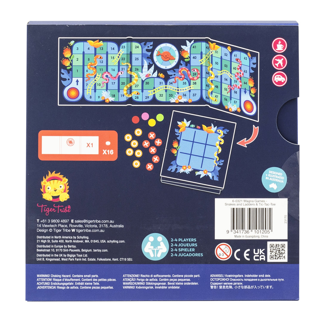 Magna Games - Snakes & Ladders & TIC-TAC-TOE