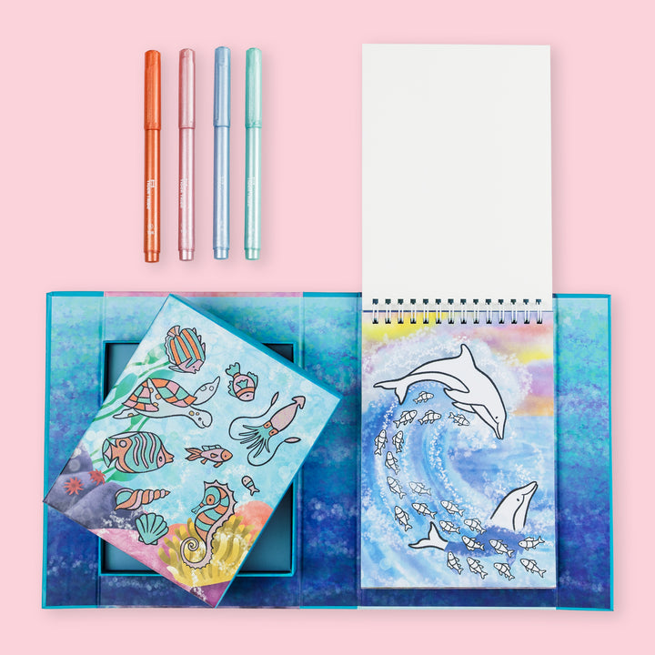 Colouring Set | Shimmer - Sea Life