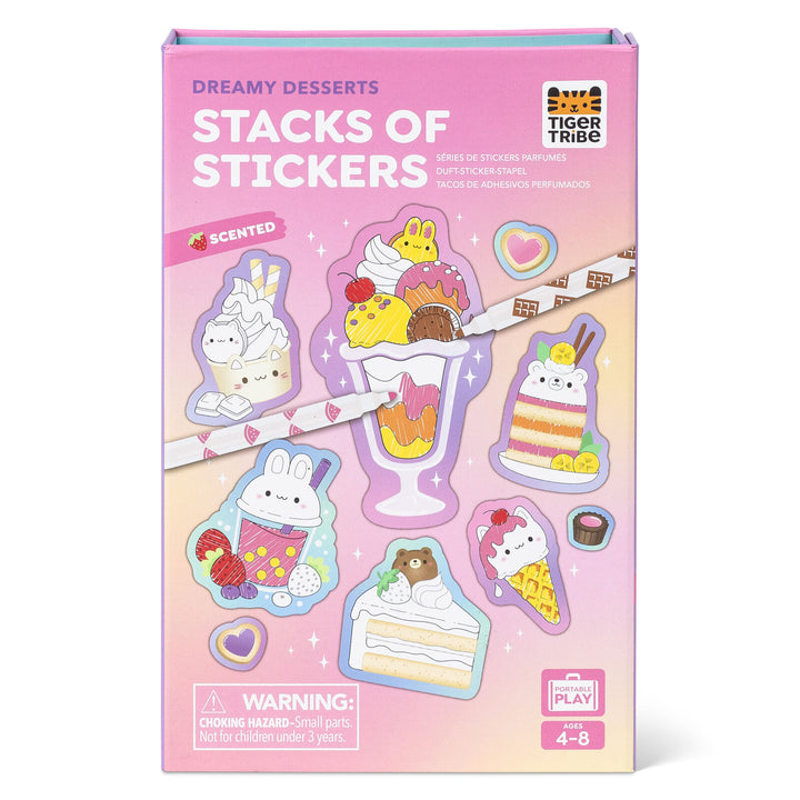 Scented Stacks Of Stickers - Dreamy Desserts