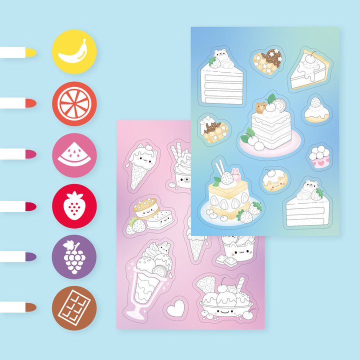 Scented Stacks Of Stickers - Dreamy Desserts