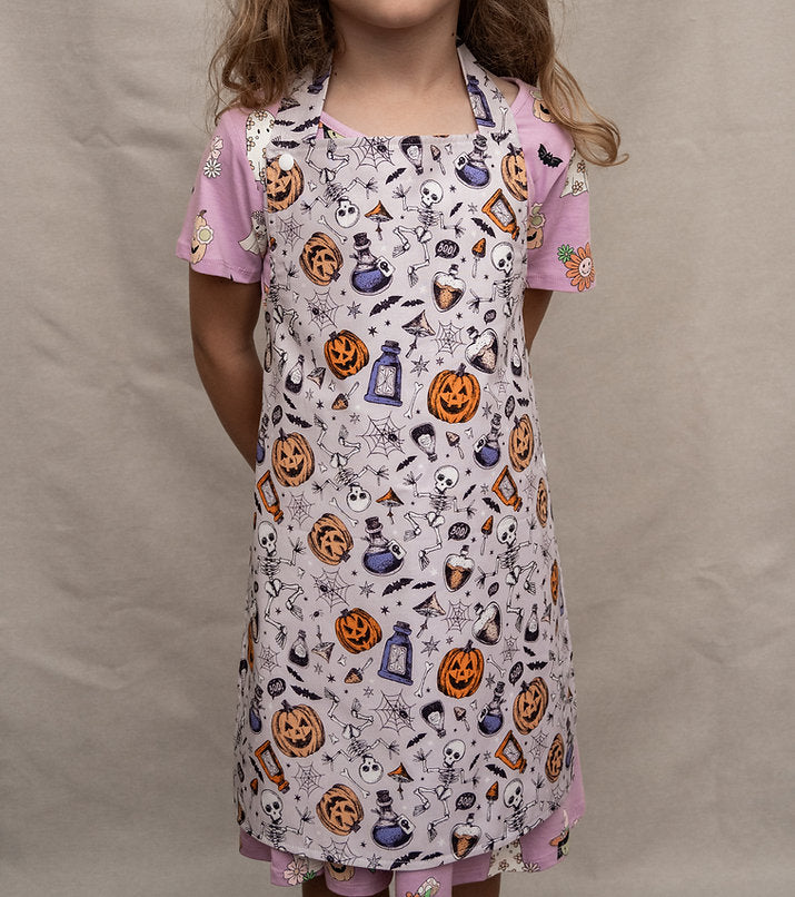 Halloween Spells Children's Waterproof Apron