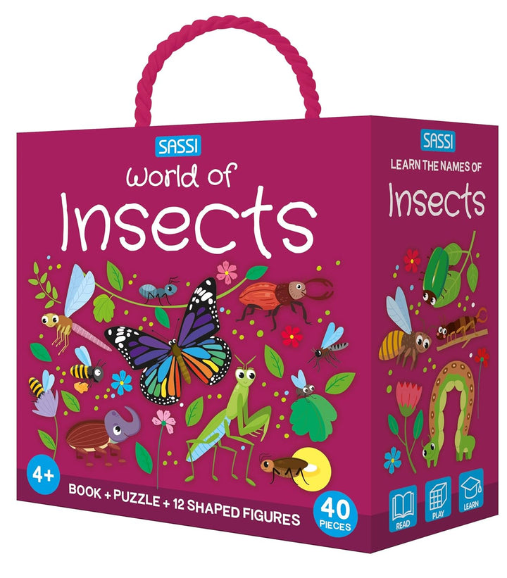 3D Puzzle and Book Set - Insects