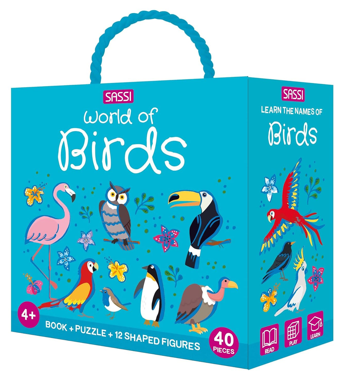 3D Puzzle and Book Set - Birds