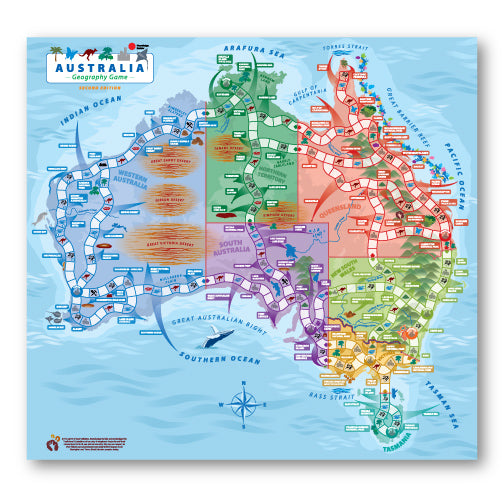 Australia Geography Game - Second Edition