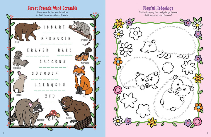 Activity Book - Furry Friends