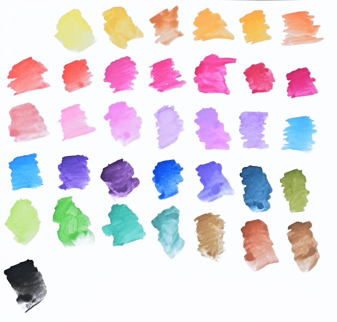 Watercolor Paint Set - 36 Colours