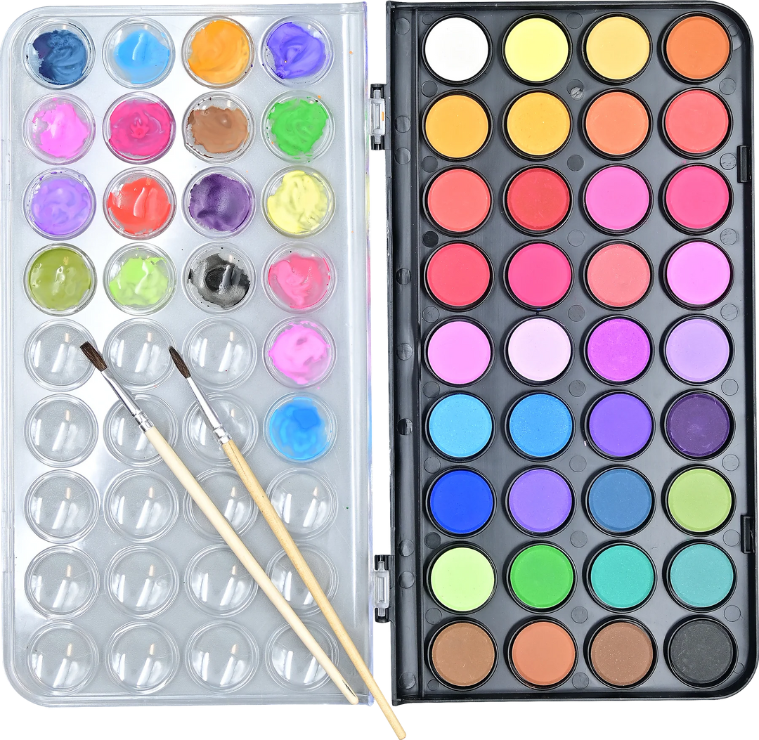 Watercolor Paint Set - 36 Colours