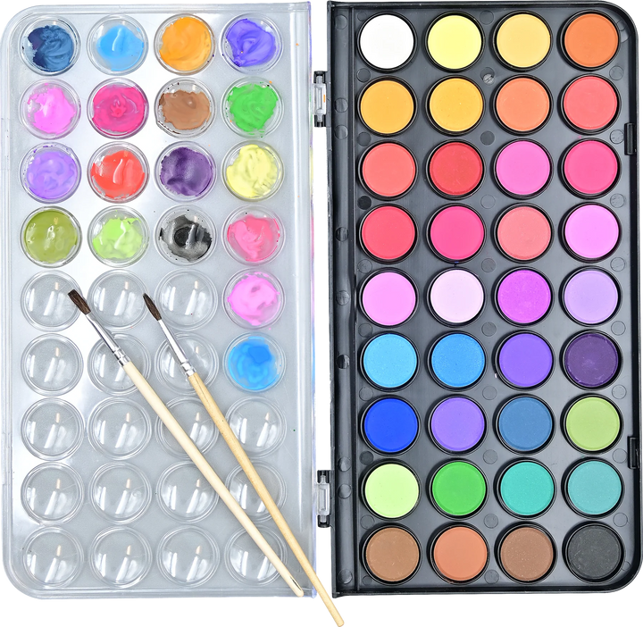 Watercolor Paint Set - 36 Colours