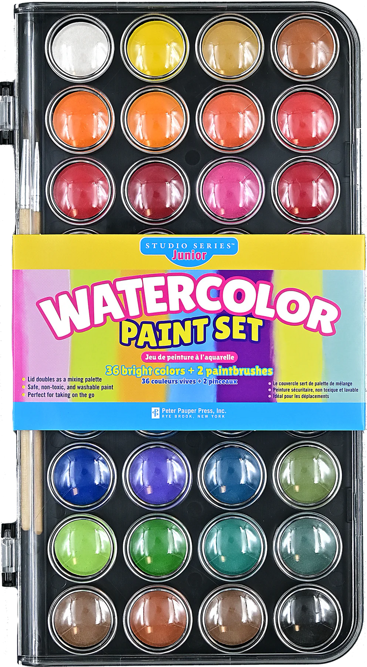 Watercolor Paint Set - 36 Colours