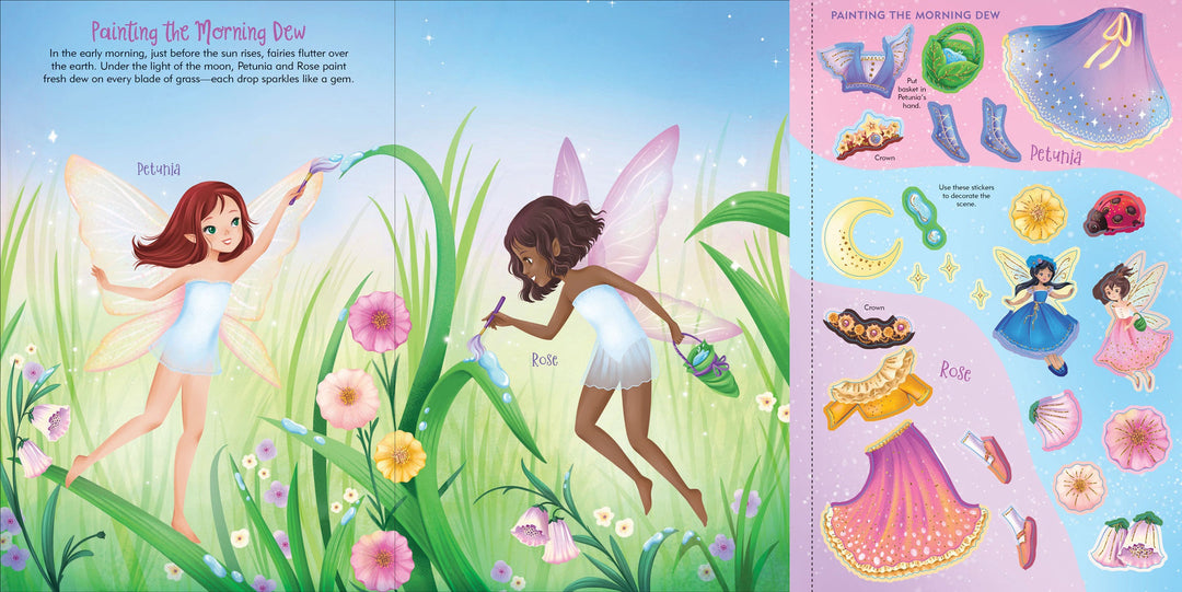 Sticker Doll Dress Up Book - Fairies