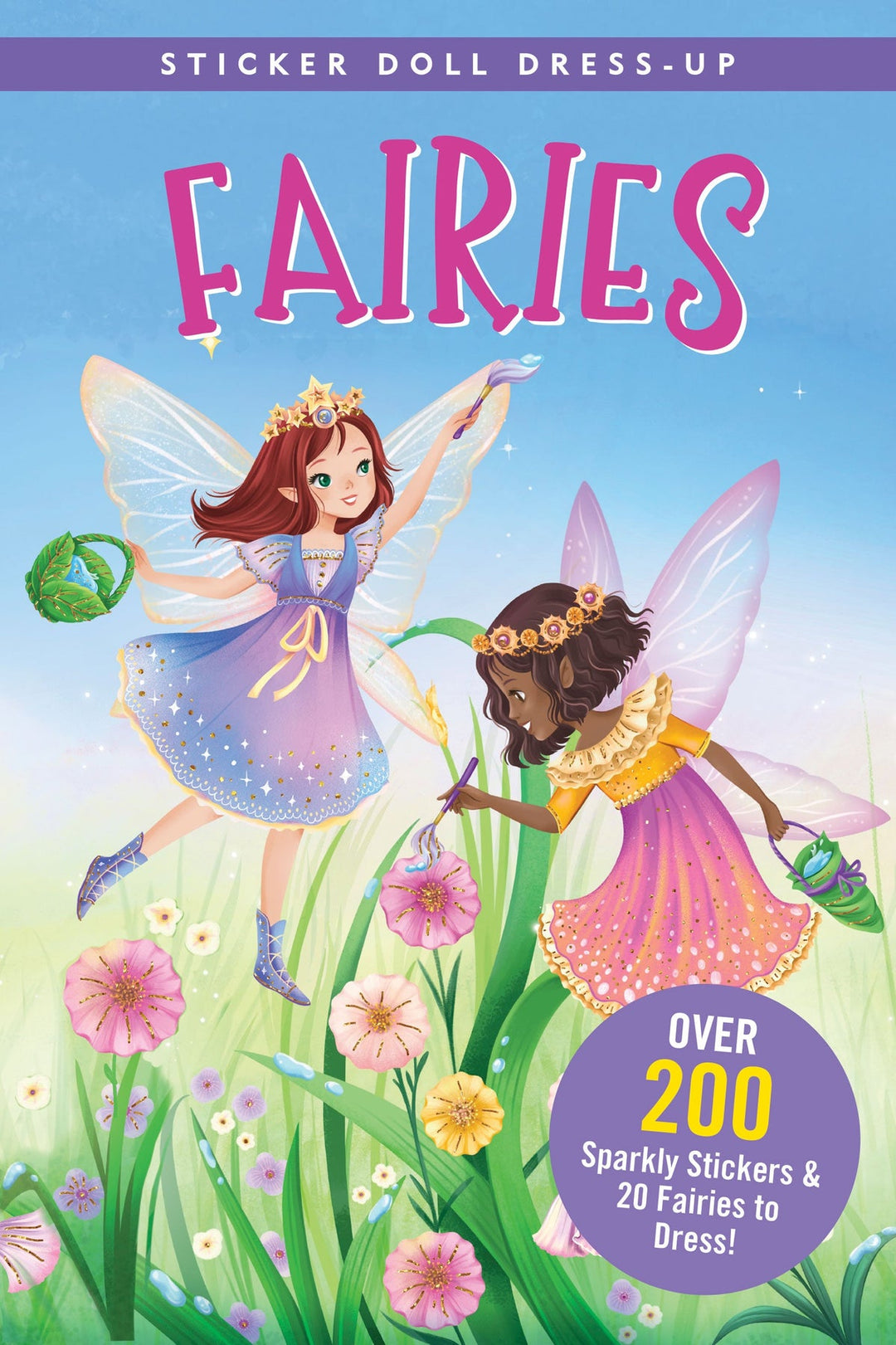 Sticker Doll Dress Up Book - Fairies