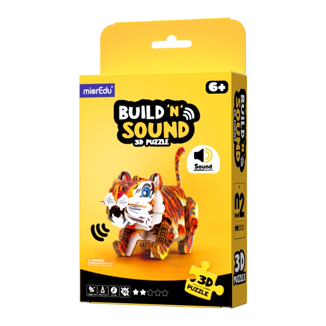 Build & Sound 3D Puzzle - Tiger