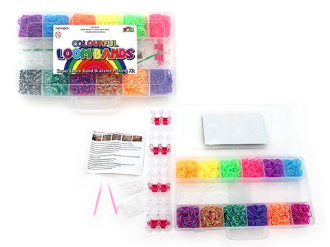 Colourful Loom Bands Kit