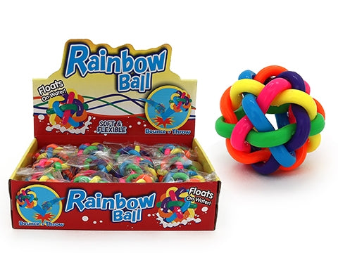 Neon Rainbow Orbit Ball