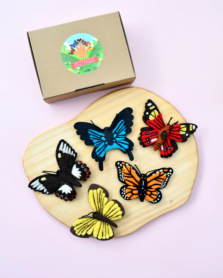 Finger Puppet Set - Butterflies