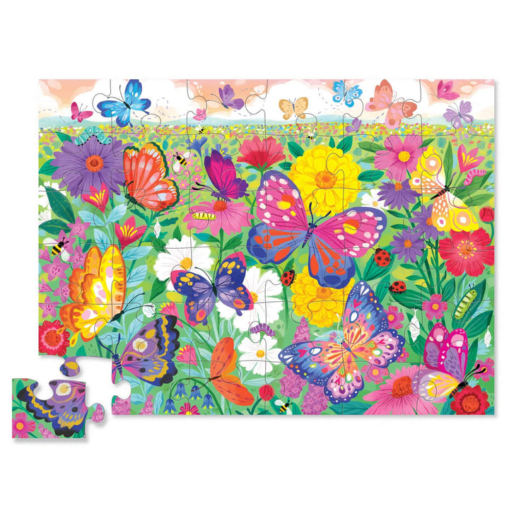 Floor Puzzle - Butterfly Garden (Foil Stamped)