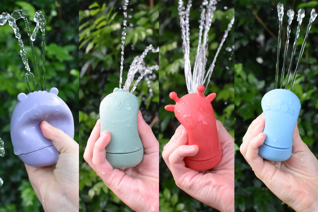 Silicone Safari Splash Animal Pourers