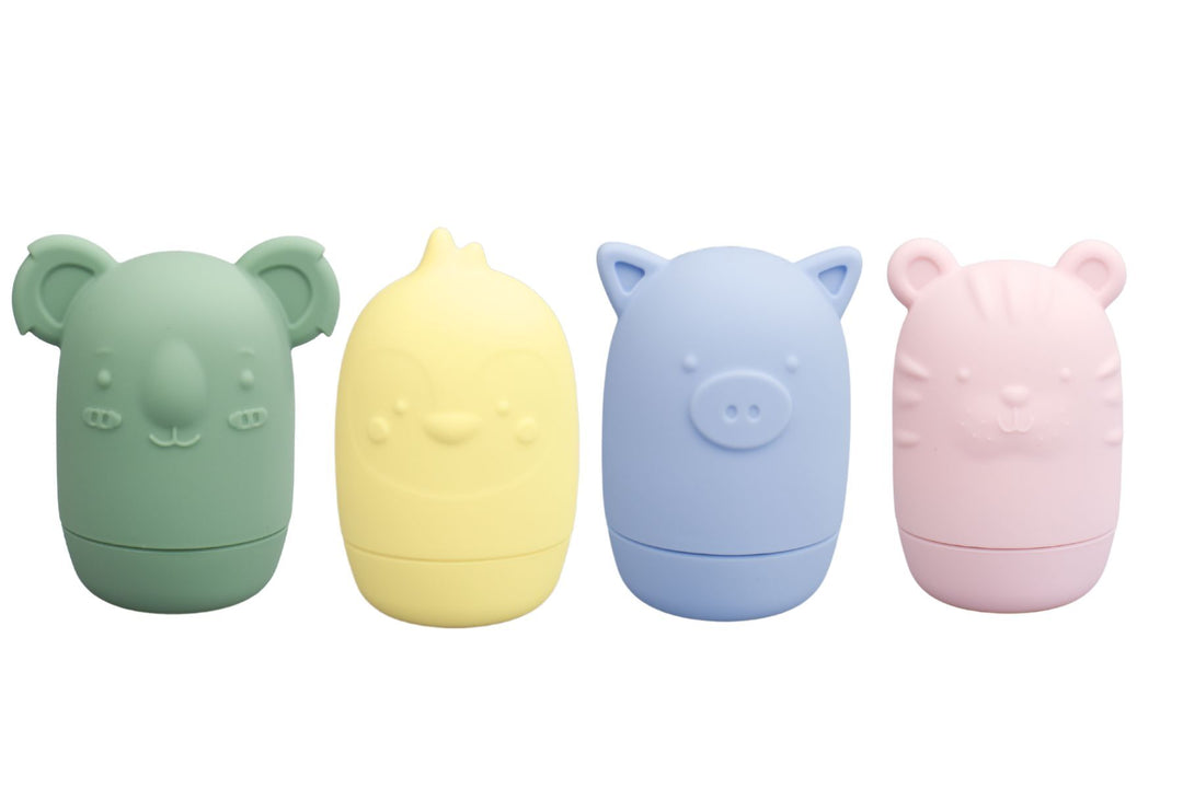 Silicone Brave Beasts Animal Pourers - Pastel