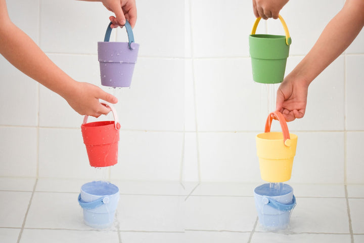 Silicone Shower Buckets 3-piece Set