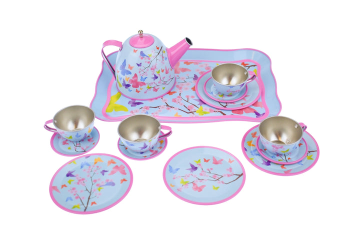 Tea Set - Pink Blossom Butterfly