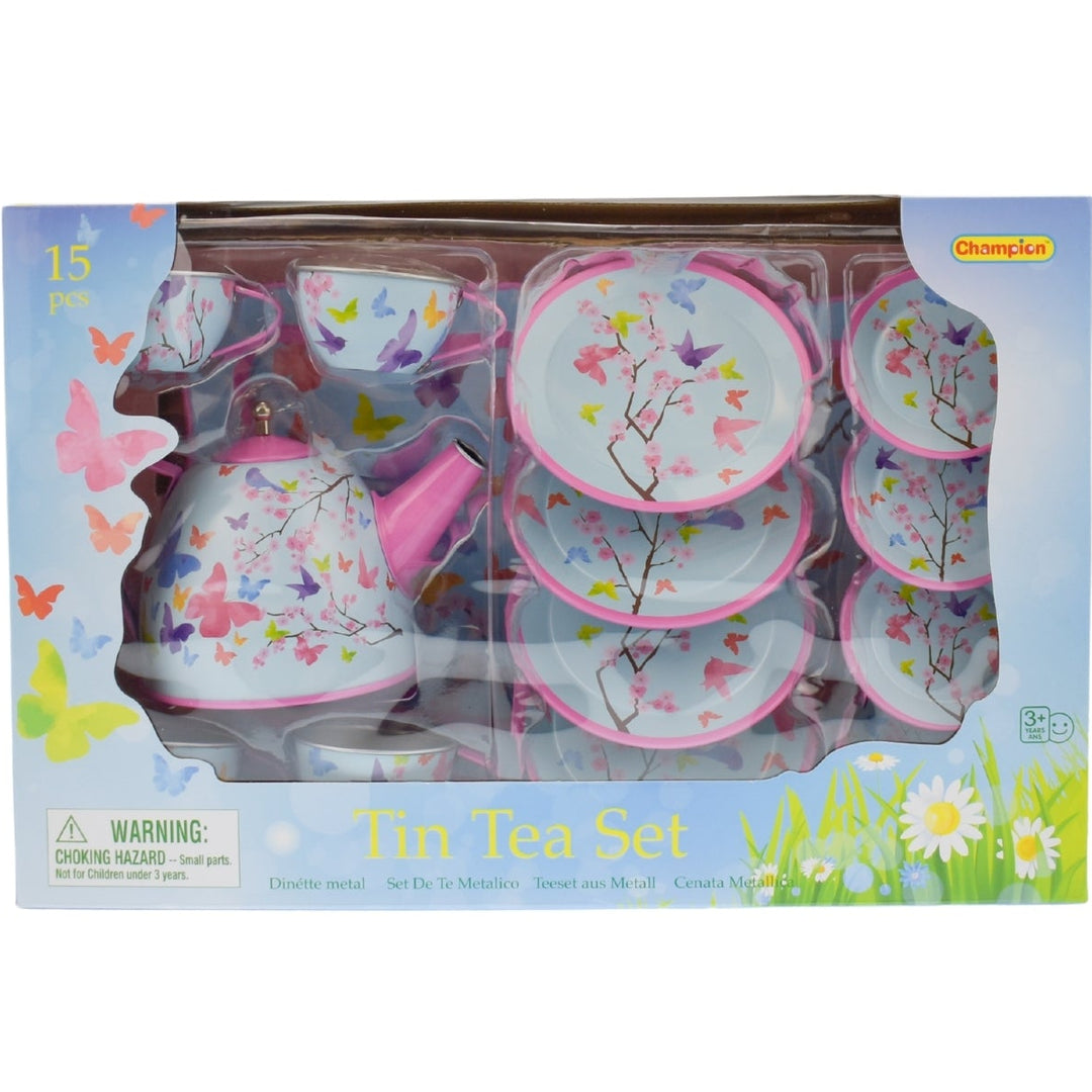 Tea Set - Pink Blossom Butterfly