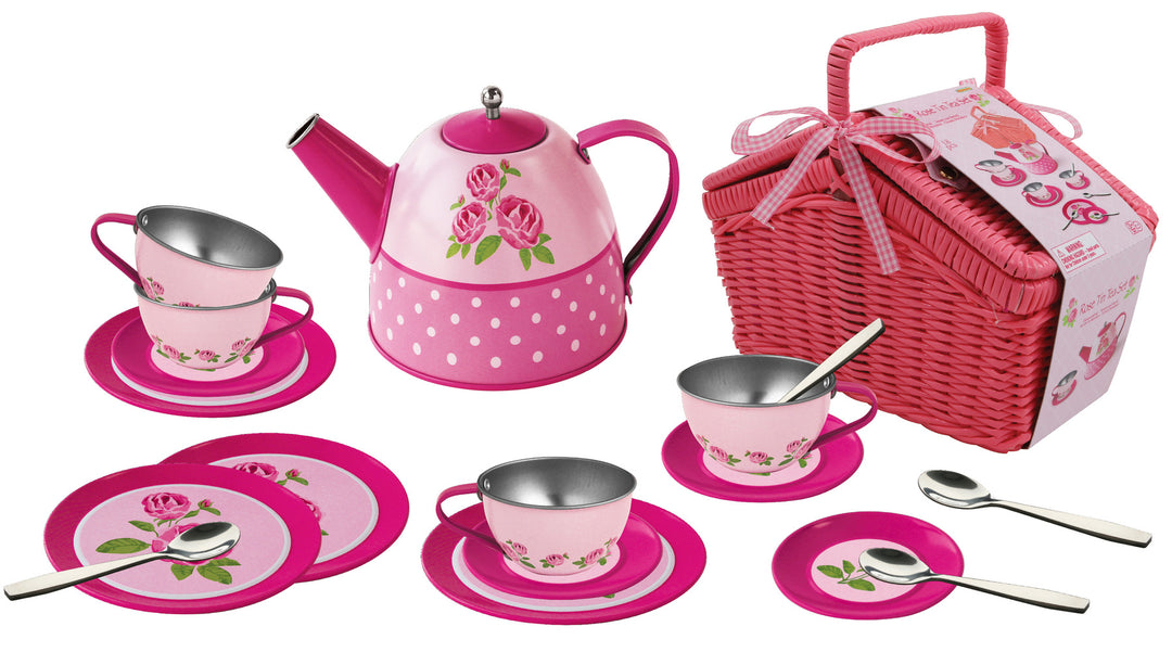 Tea Set | Picnic Basket - Rose