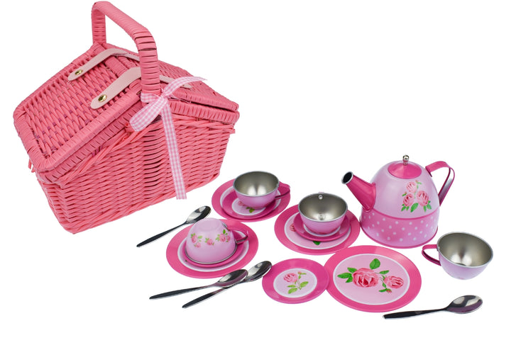 Tea Set | Picnic Basket - Rose