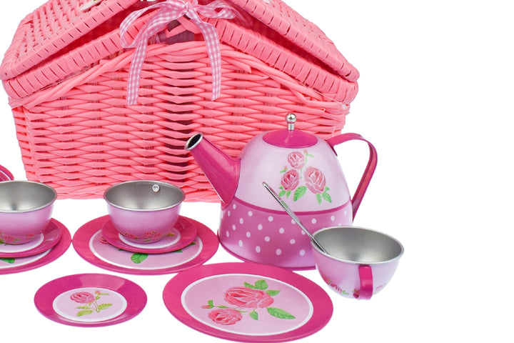 Tea Set | Picnic Basket - Rose