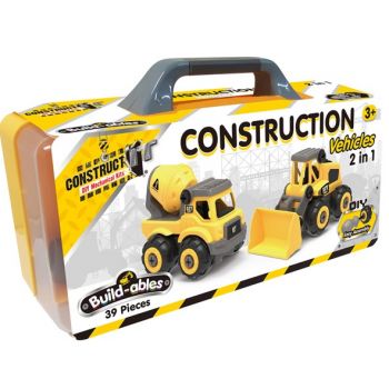 Build-ables 2 in 1 Building Site Vehicles