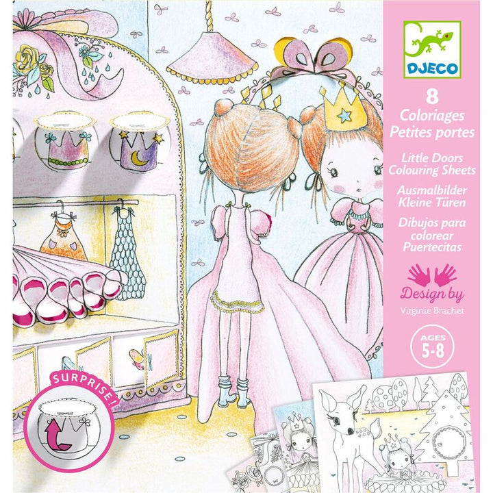 Colouring Surprise Kit - Pupis Little Doors