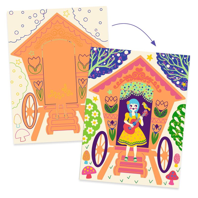 Scratch Cards - Wacky Houses