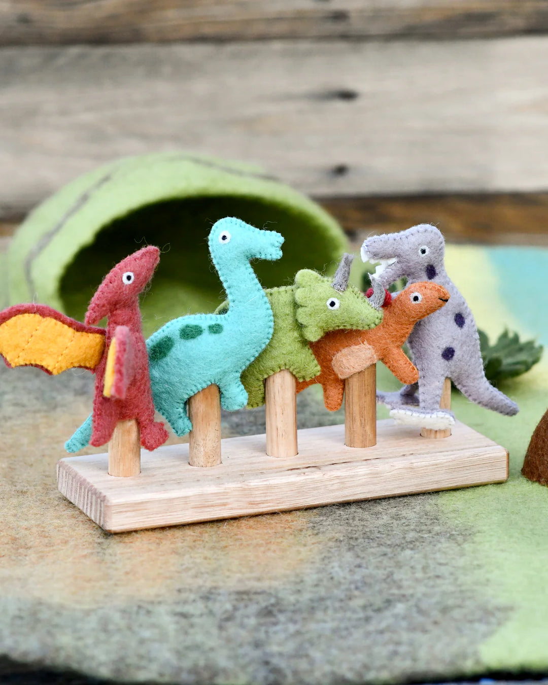 Finger Puppet Set - Dinosaurs