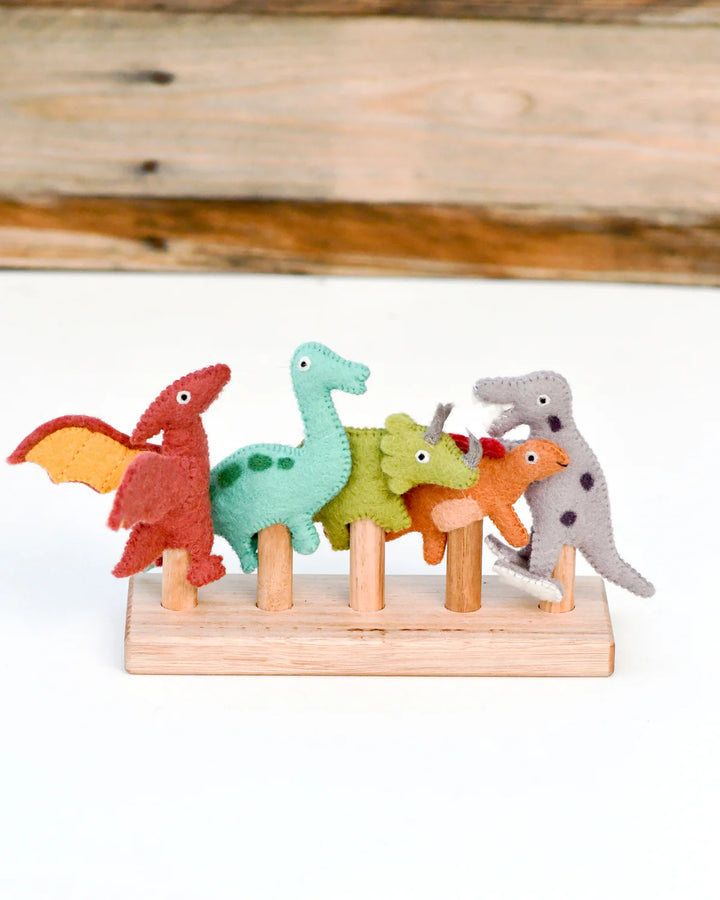 Finger Puppet Set - Dinosaurs