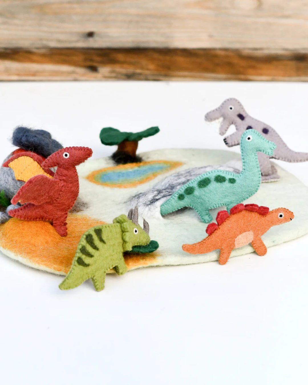 Finger Puppet Set - Dinosaurs