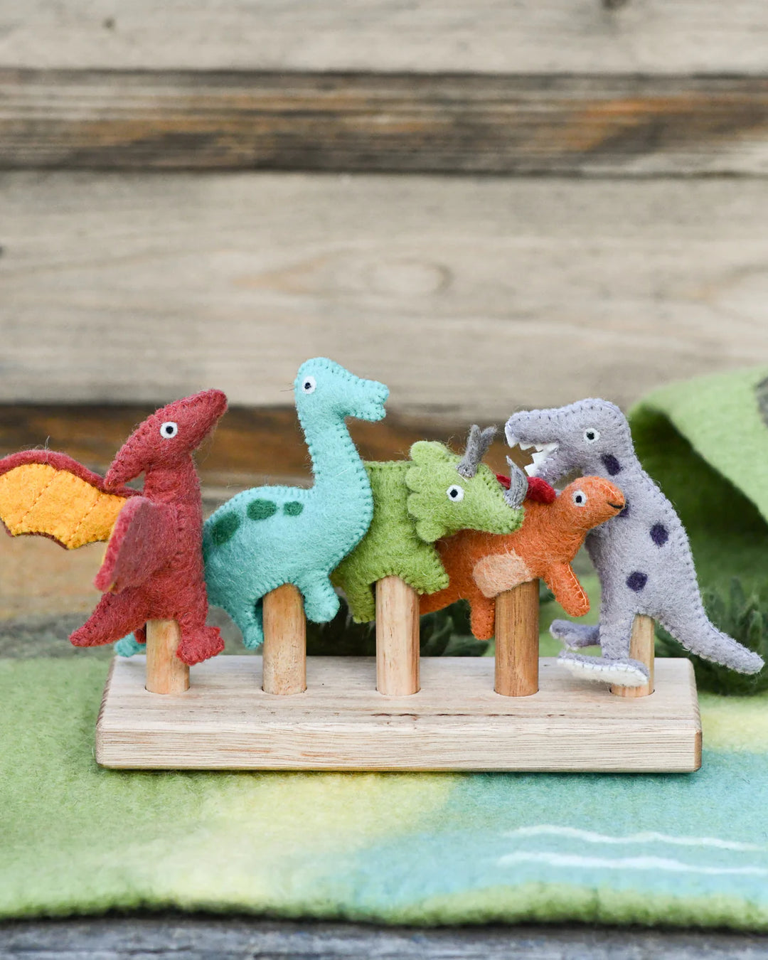 Finger Puppet Set - Dinosaurs