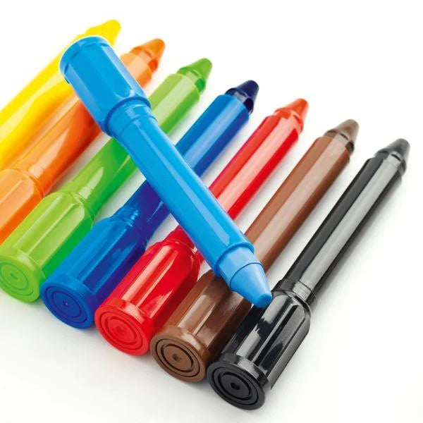 Silk Crayons - 8 Classic Colours