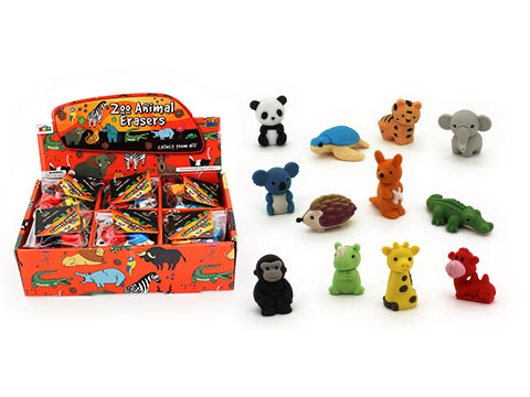 Erasers - Zoo Animal Sets