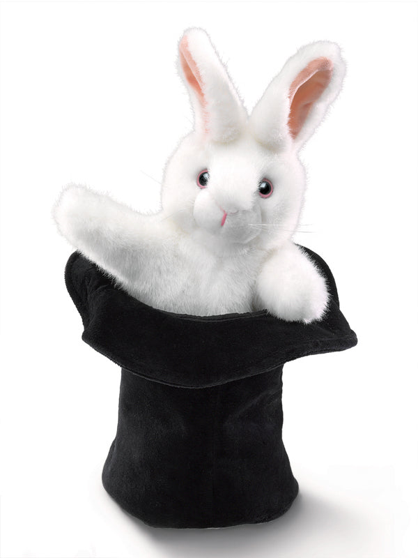 Hand Puppet - Rabbit In The Hat