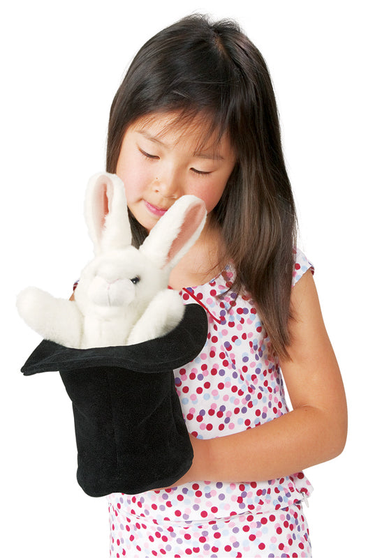 Hand Puppet - Rabbit In The Hat