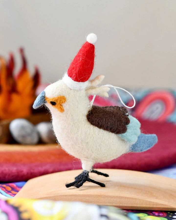 Felt Australian Kookaburra Christmas Ornament