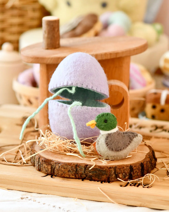 Felt Surprise Egg with Duck