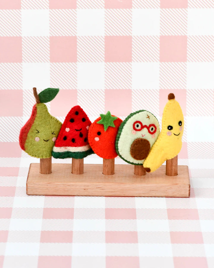 Finger Puppet Set - Fruits