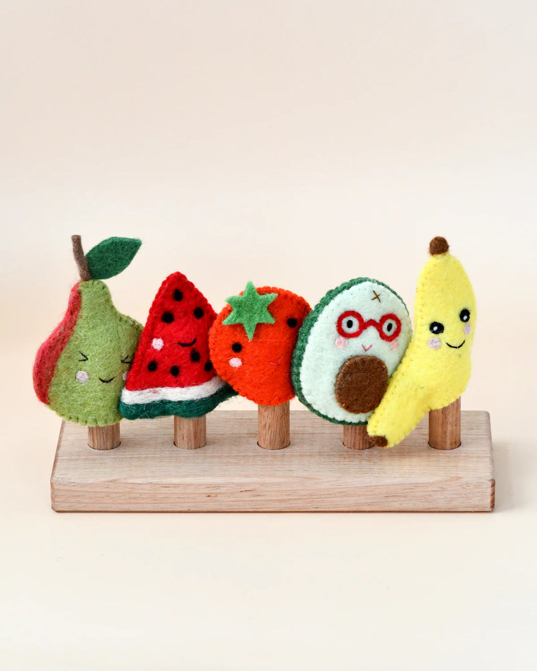 Finger Puppet Set - Fruits