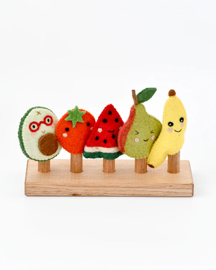 Finger Puppet Set - Fruits